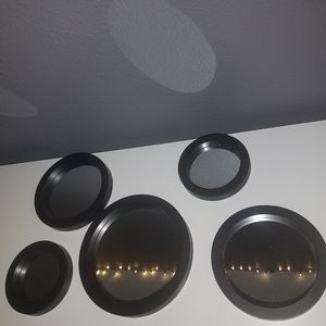 5-Piece Mirror Set with Black Rim *MAKE AN OFFER*